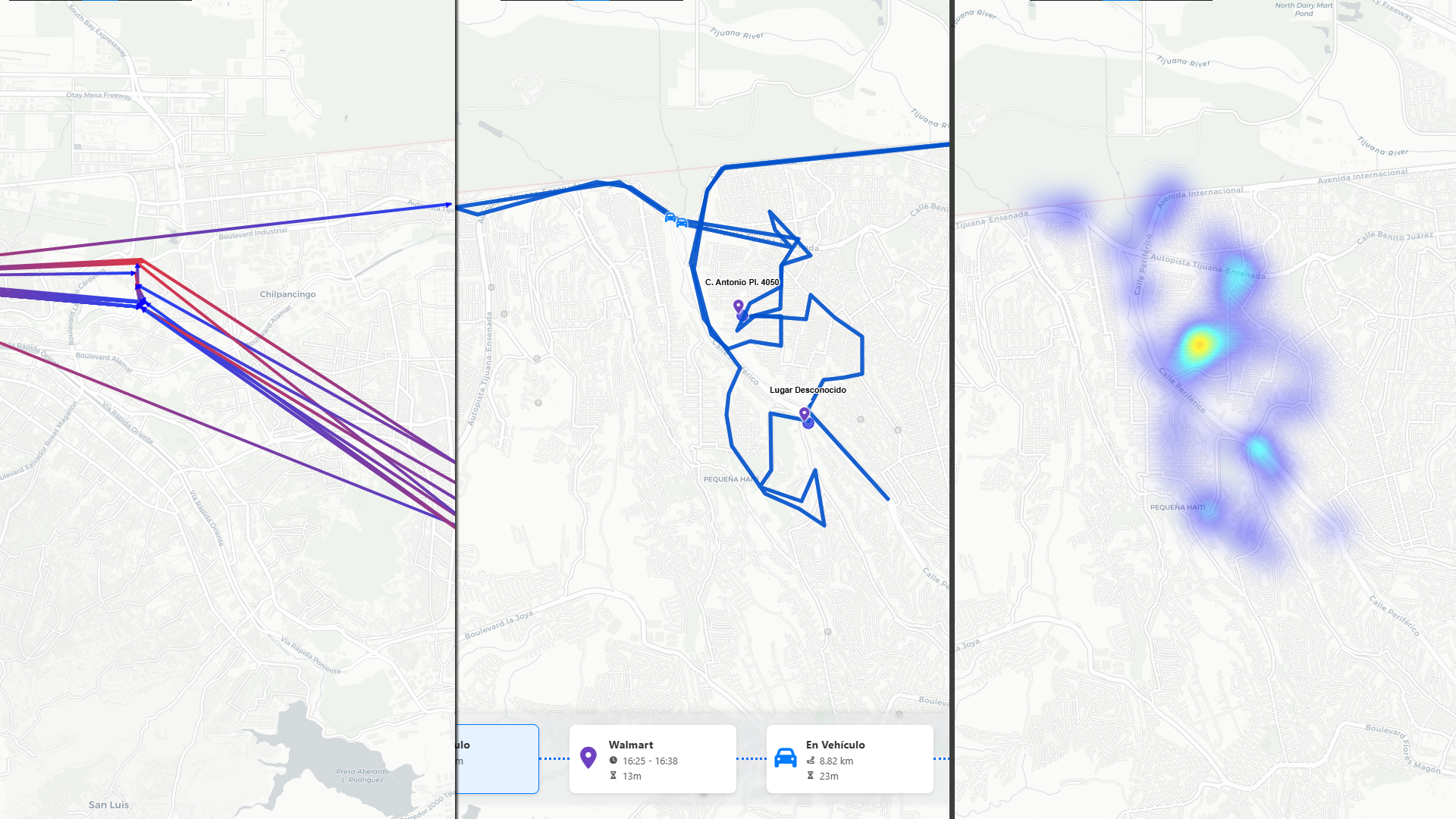 Fragmento de código JSON del archivo Rutes.json